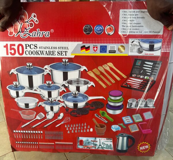 Ensemble Batterie de Cuisine 150 PCS