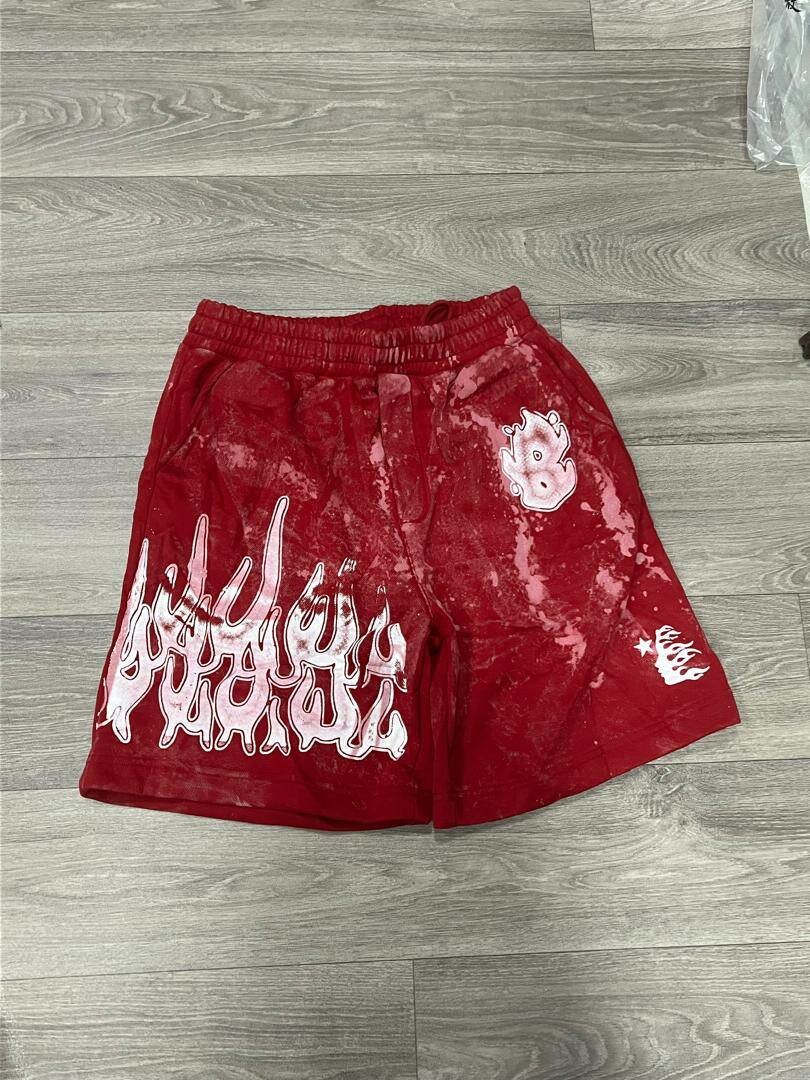 Shorts unisex avec motif flamme