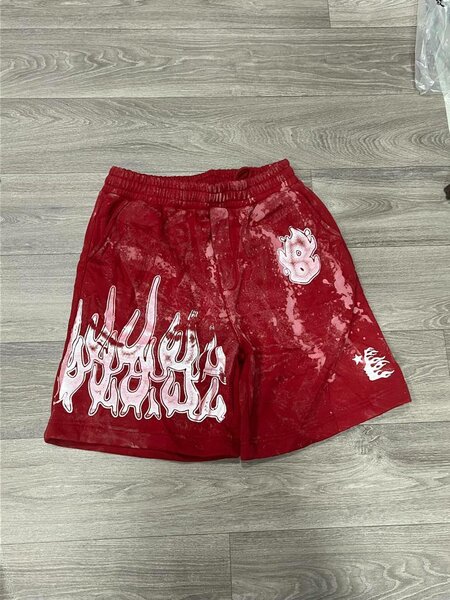 Shorts unisex avec motif flamme