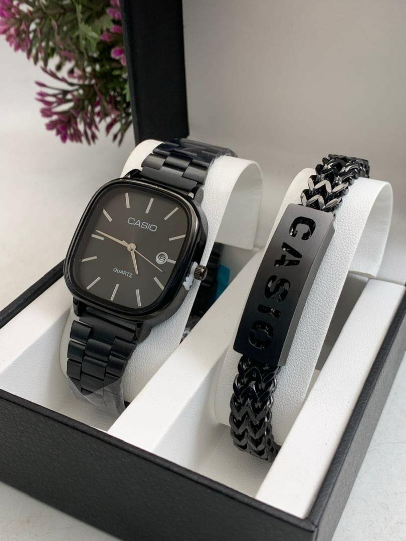CASIO CHAIN WATCH WITH BRACELE