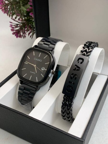 CASIO CHAIN WATCH WITH BRACELE