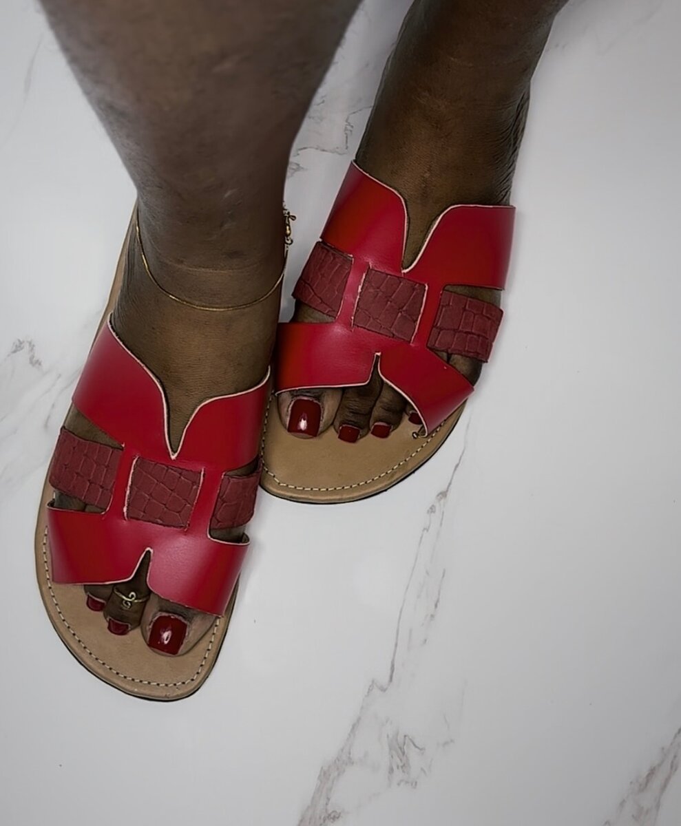 Sandales en cuir élégantes