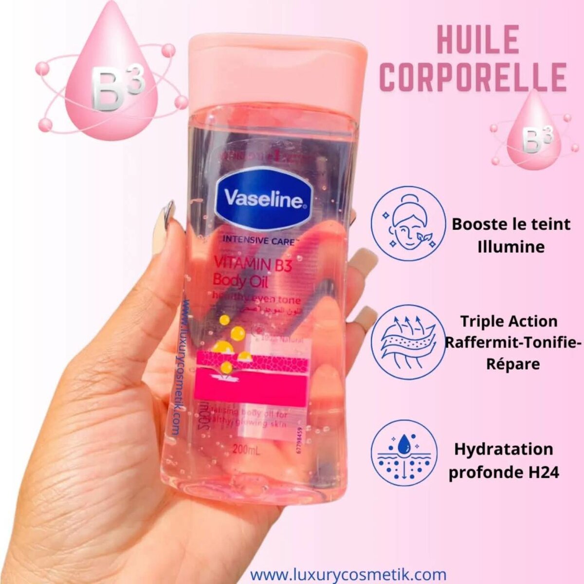 Huile Corporelle Vitamine B3