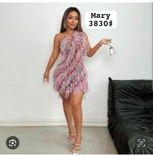 Robe à franges élégante