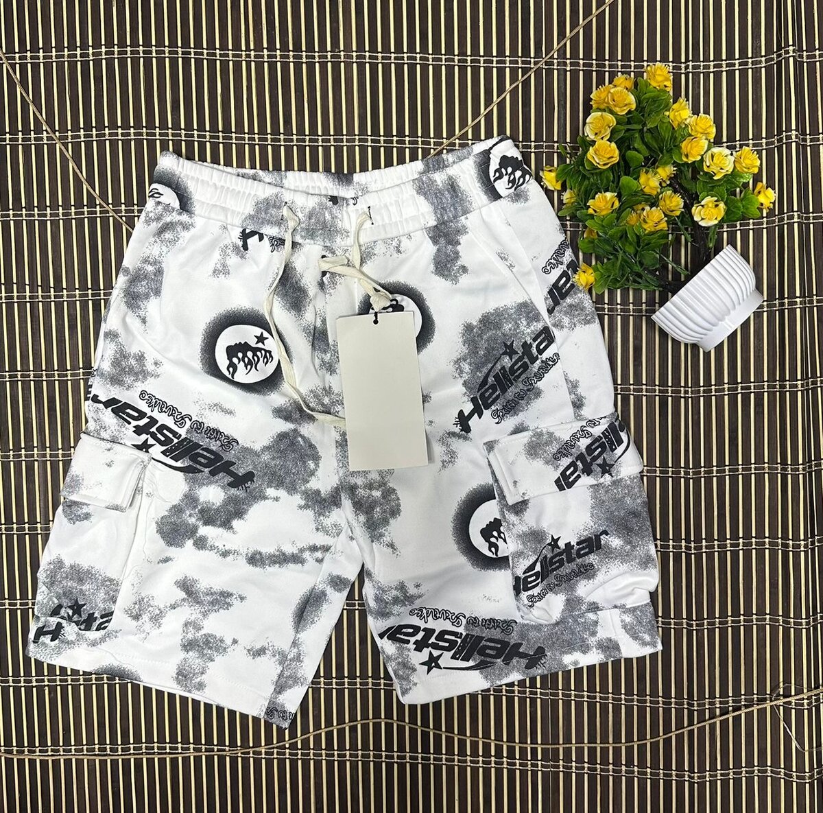 Shorts cargo imprimé mode