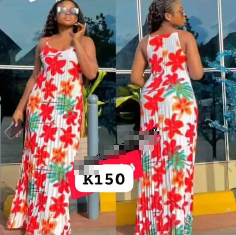 Women's summer dress with print