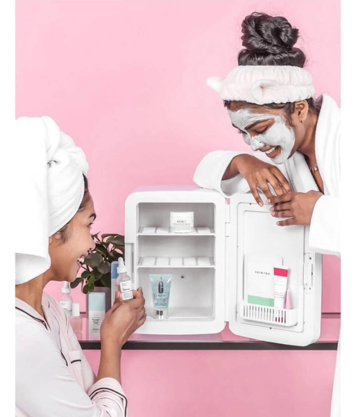 BEAUTY FRIDGE WITH A MIRROR AND LED