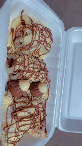 Gaufres roulées chocolat