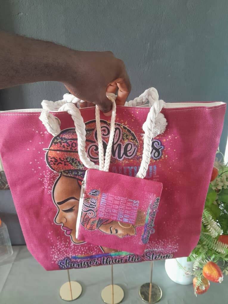 Ensemble Sac Plage Illustré