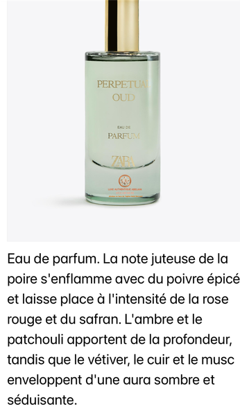 Zara Oud Eau de Parfum