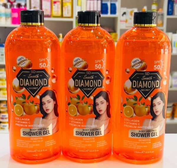 Smooth Diamond Shower Gel SPF50  Collagen and Vitamin C