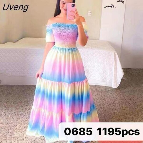Robe Maxi Bohème Multicolore