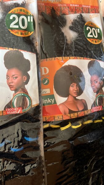 Mèches Afro Twist au Crochet, 20''