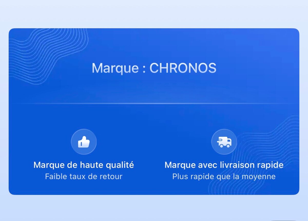 Montre CHRONOS TIME Quartz