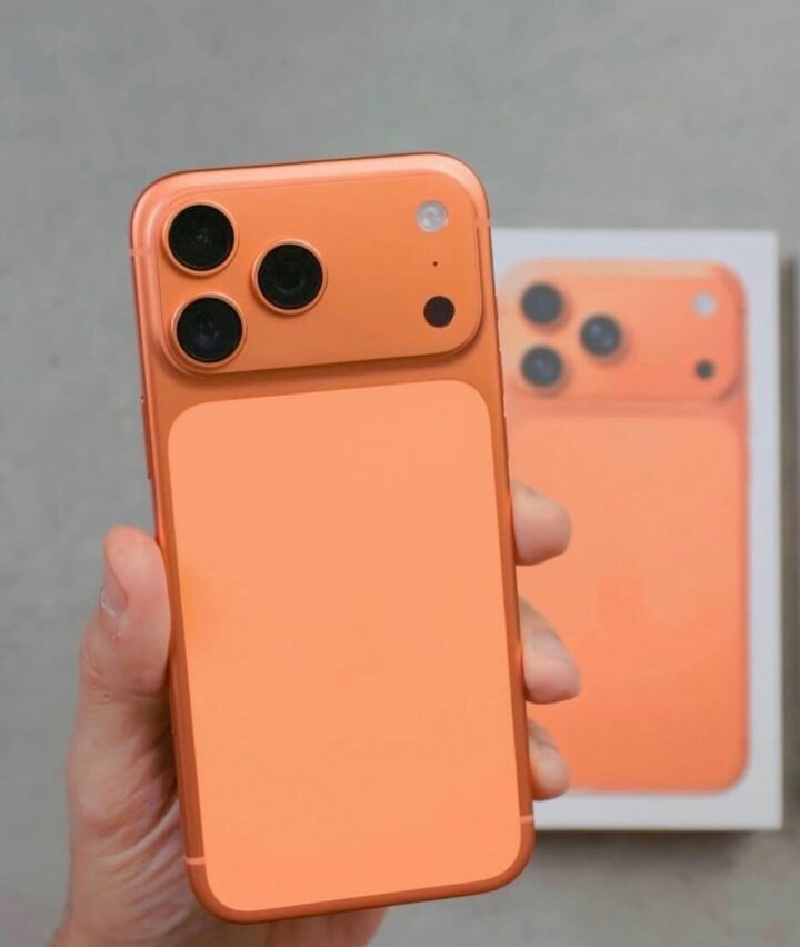 Smartphone moderne orange