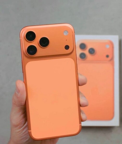 Smartphone moderne orange