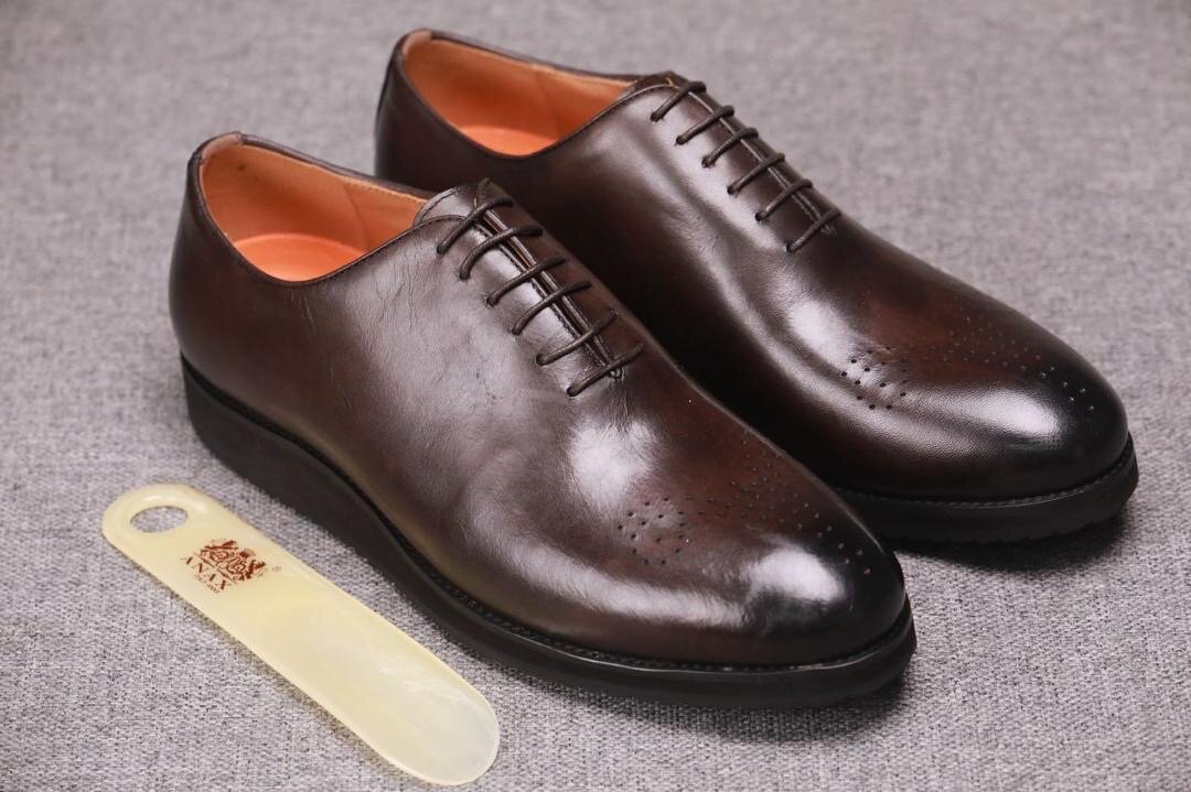 Derby habillées en cuir hommes