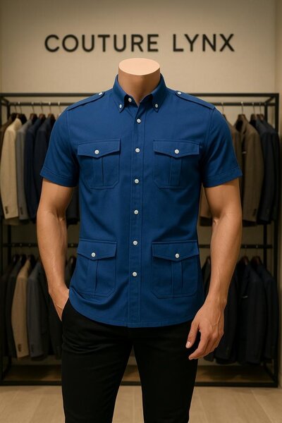 Chemise homme à poches élégante