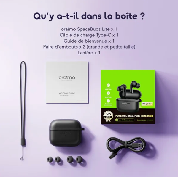 Écouteurs Oraimo Spacebud Lite