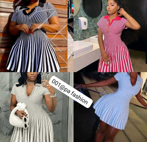 Robe à rayures élégante
