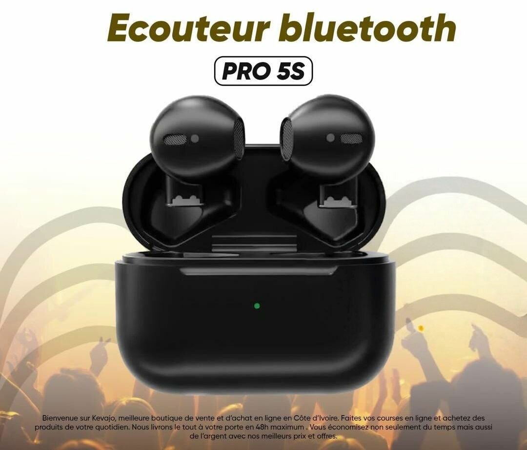 Écouteur Bluetooth PRO 5S noi