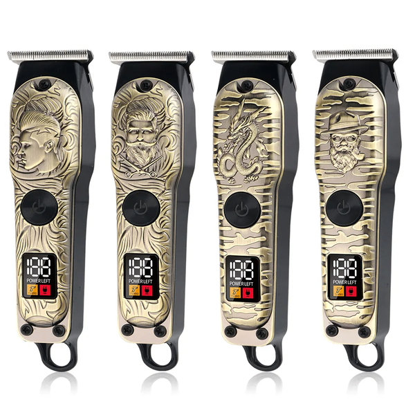 Tondeuse professionnelle dorée