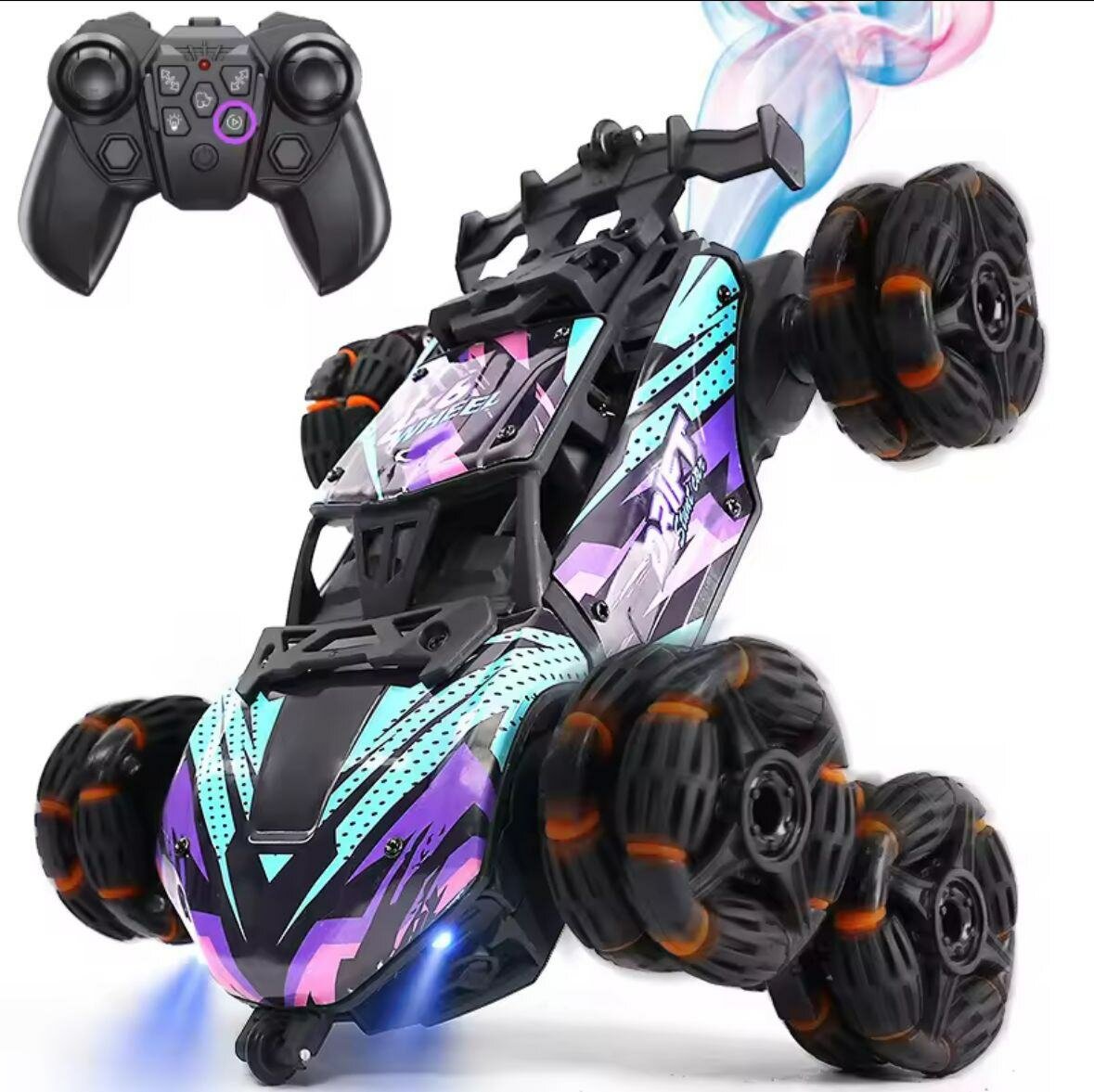 Voiture RC 6 roues sprays