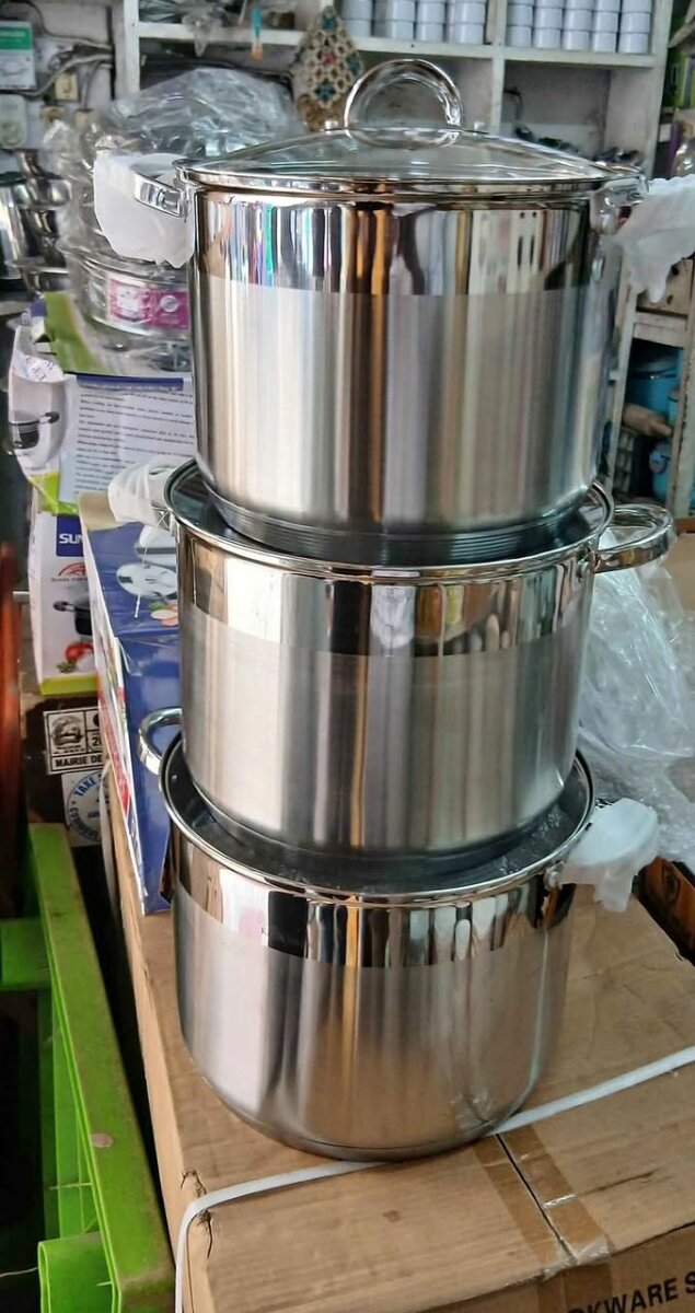 Casseroles 3 pièces nvl arg