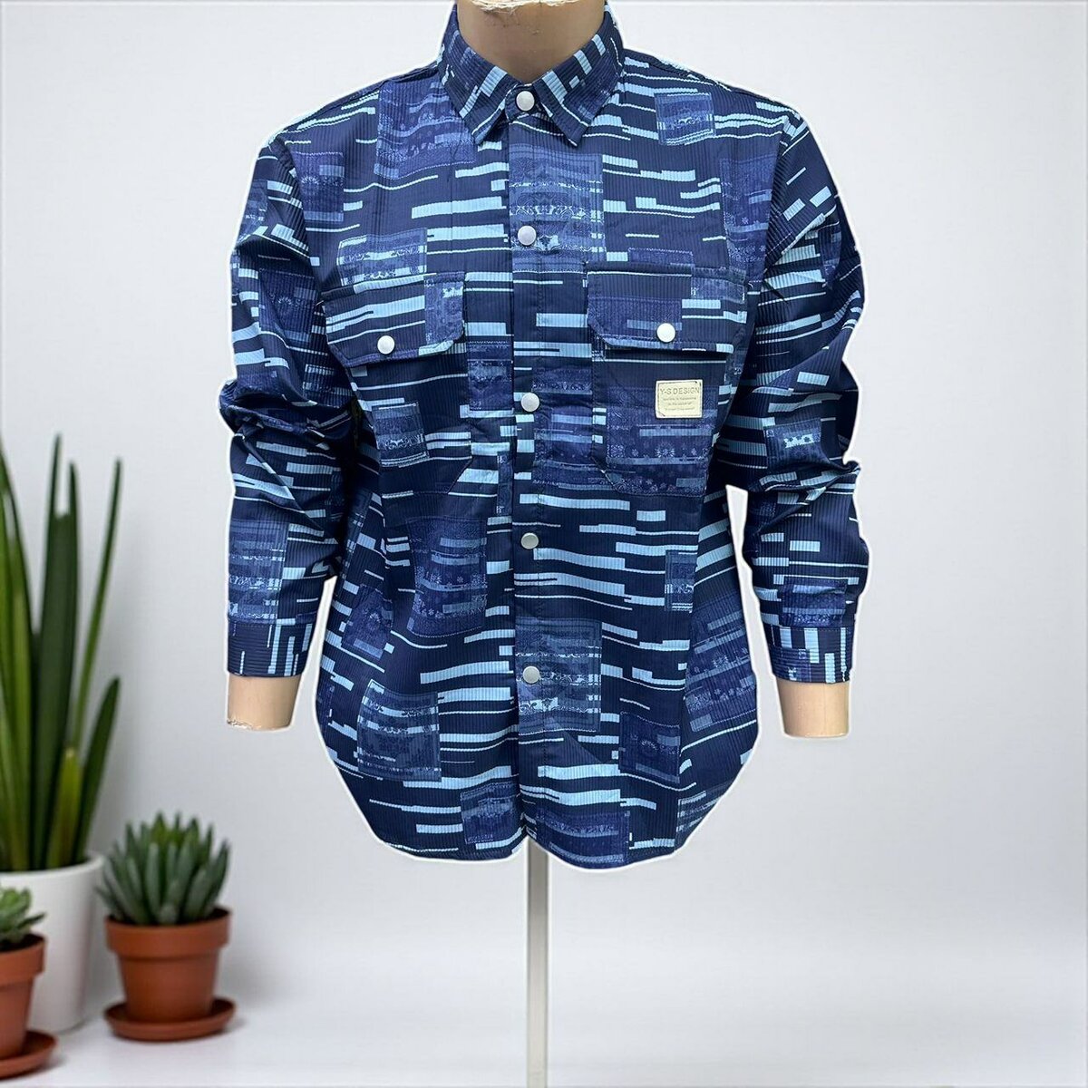 Chemise homme à motifs