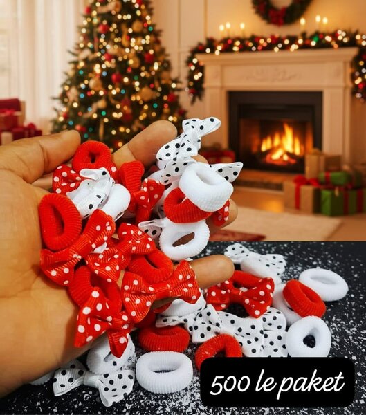 Pompom à Cheveux Noël