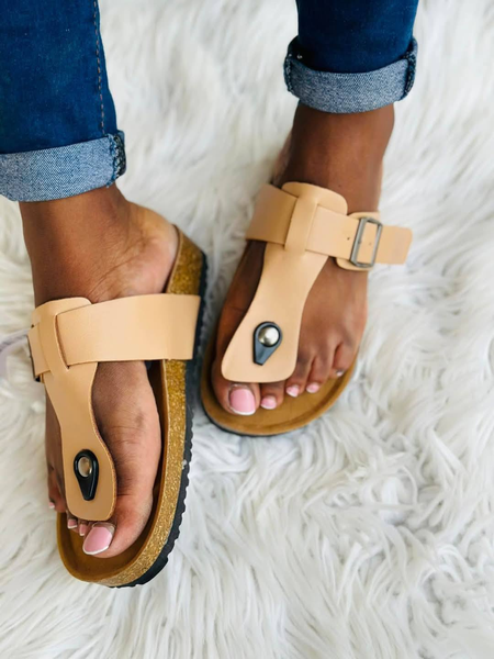 Flip-flops eco-leather