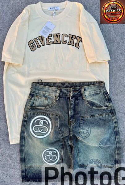 Ensemble T-shirt et Short Mode