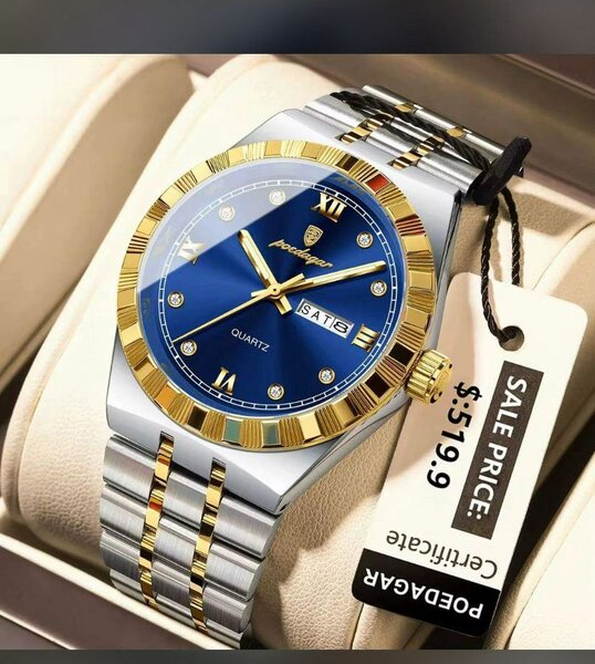 Montres Homme Acier Luxe