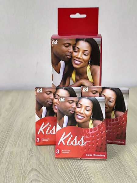 Kiss 4 Préservatifs Assortis