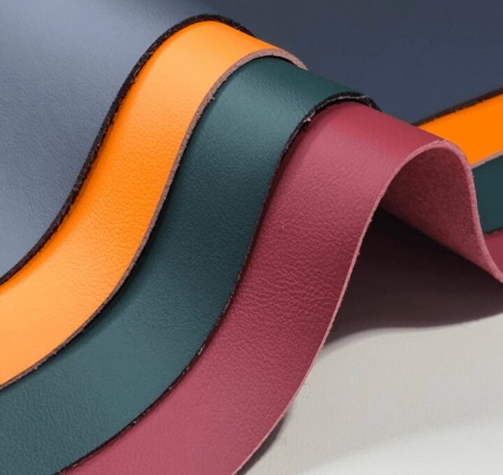 Cuir PU Autocollant Coloré