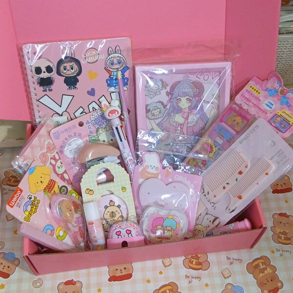 Coffret de Papeterie Kawaii