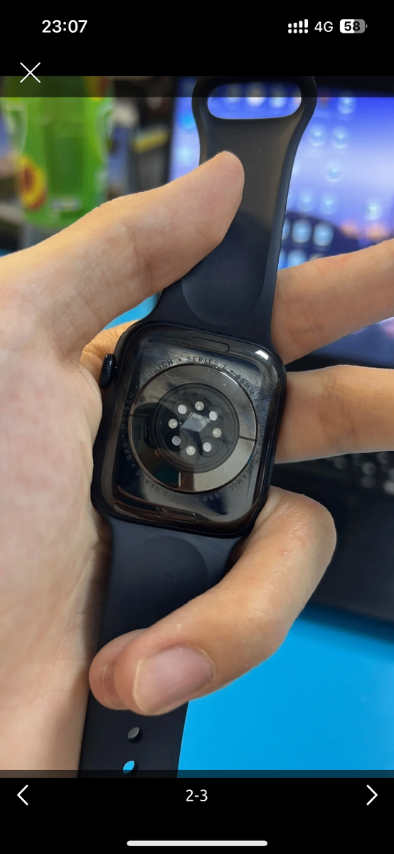 apple watch 7 midnight 45мм