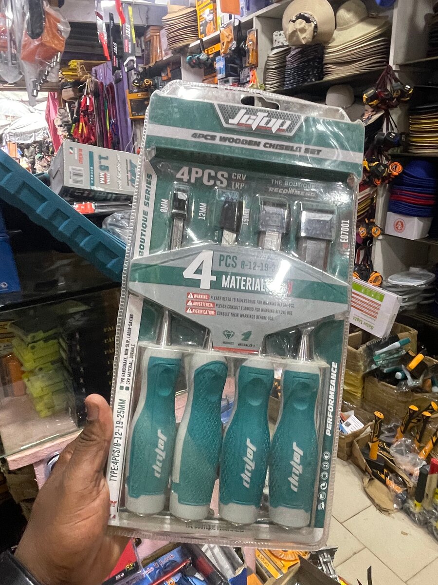 Jeu de ciseaux à bois 4 pièces