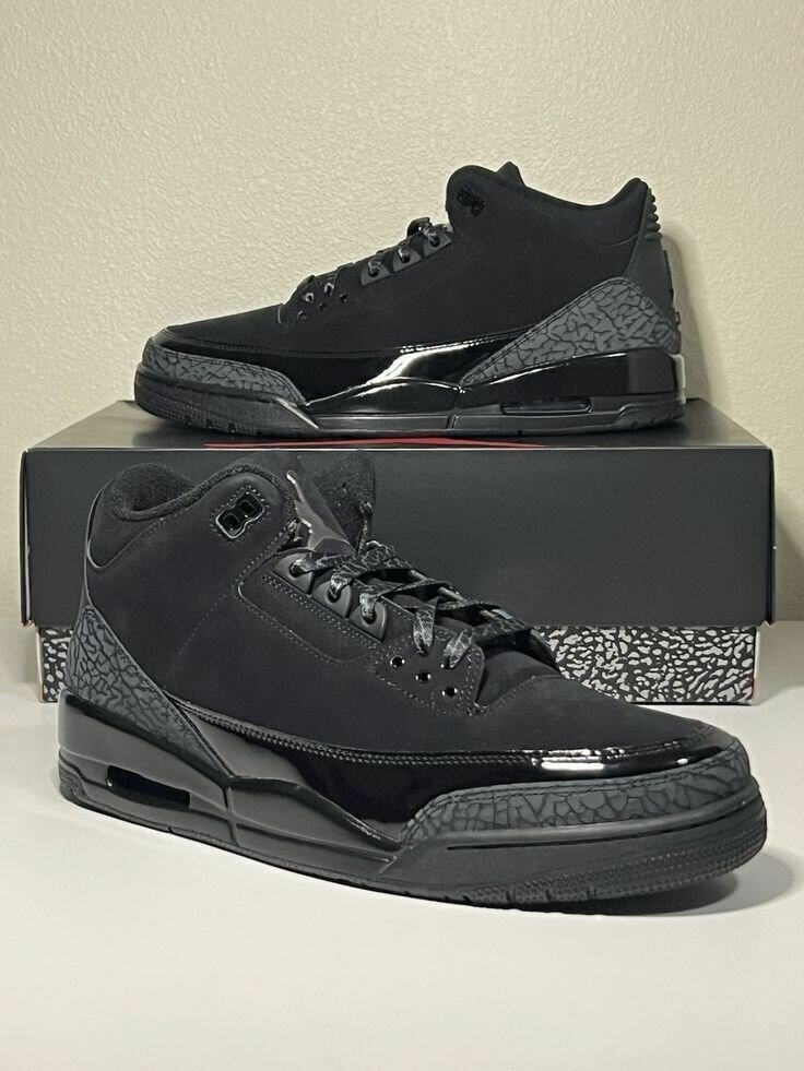 Nike Air Jordan 3 Full Black