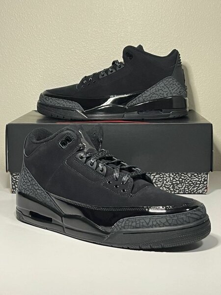 Nike Air Jordan 3 Full Black