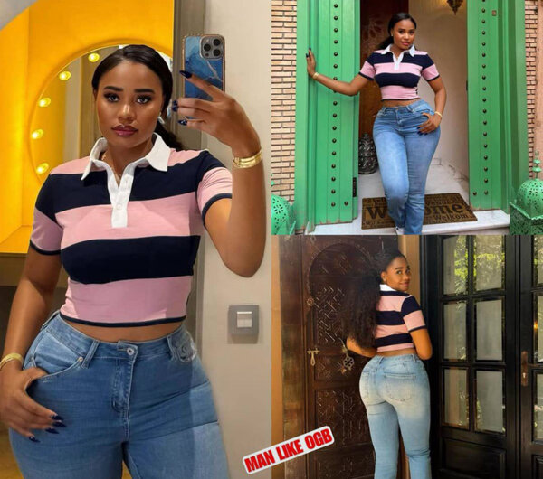 Polo rayé classique pour femme