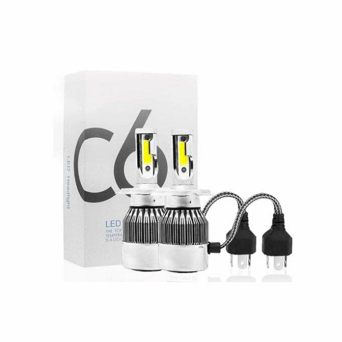 C6 Lot De 2 Ampoules De Phare LED H7 H4 880 H11 HB3 9005 HB4