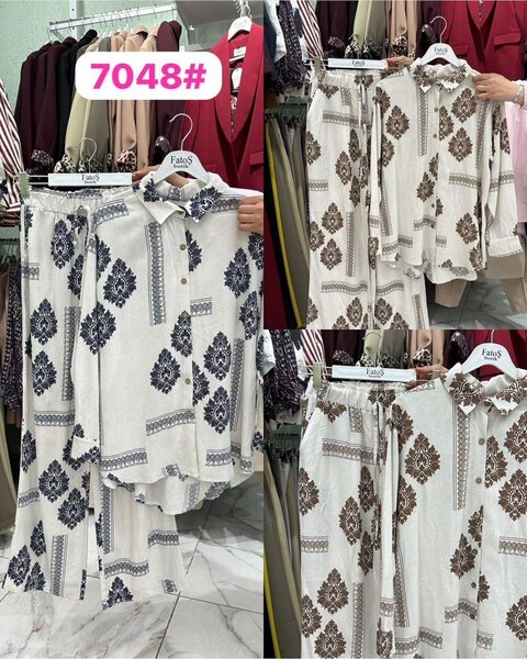 Ensemble jupe et chemisier chic