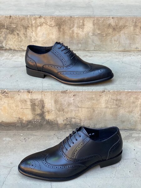 Pure leather smart shoes