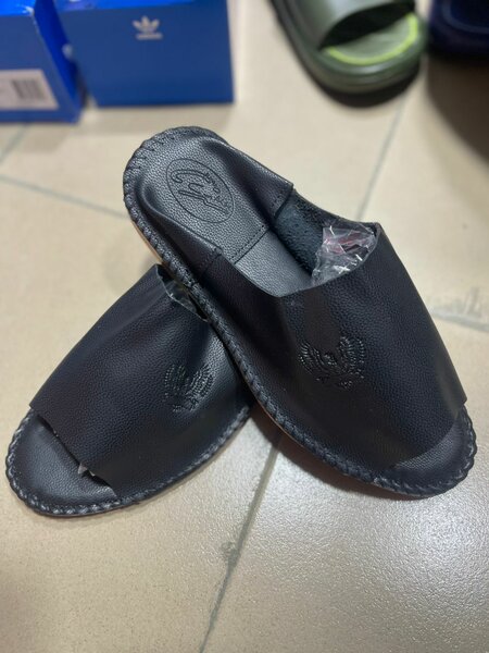 Chaussons en cuir confortables