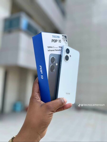 Smartphone Tecno Pop 10 - Blanc