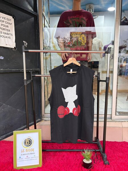 Débardeur Chat Boxeur Unisexe