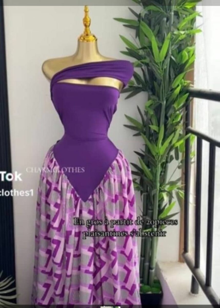 Robe élégante longue soirée