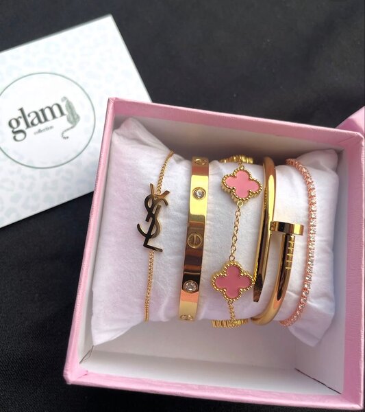 Ensemble de bracelets glamour