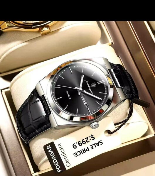 Montre Quartz Élégante Homme